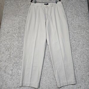 Vintage Polo Ralph Lauren Chino Pants mens 36x32 Made in USA Khaki